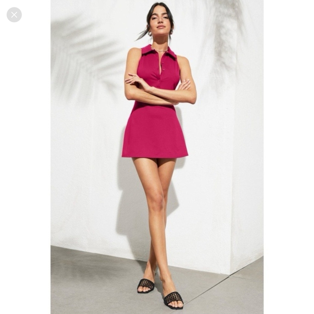 ALO Yoga Fuchsia Mini Dress